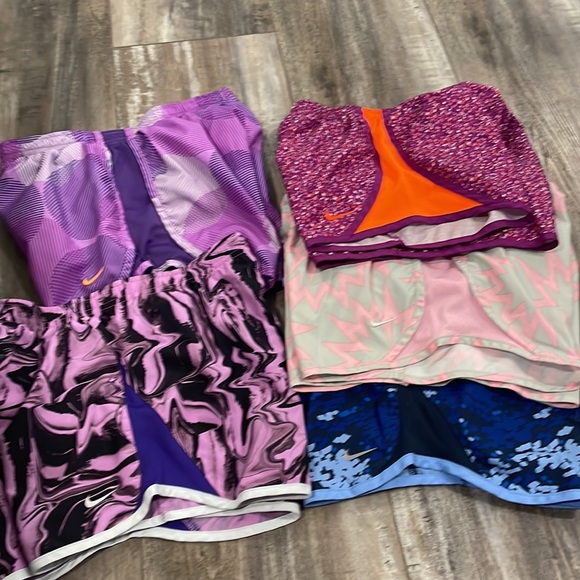 NIKE Tempo Running Shorts Bundle 5 Pair Girls large - Picture 2 of 12